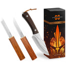 Kit 1 Faca Bravus Esparta + 1 Faca Dupla Samurai