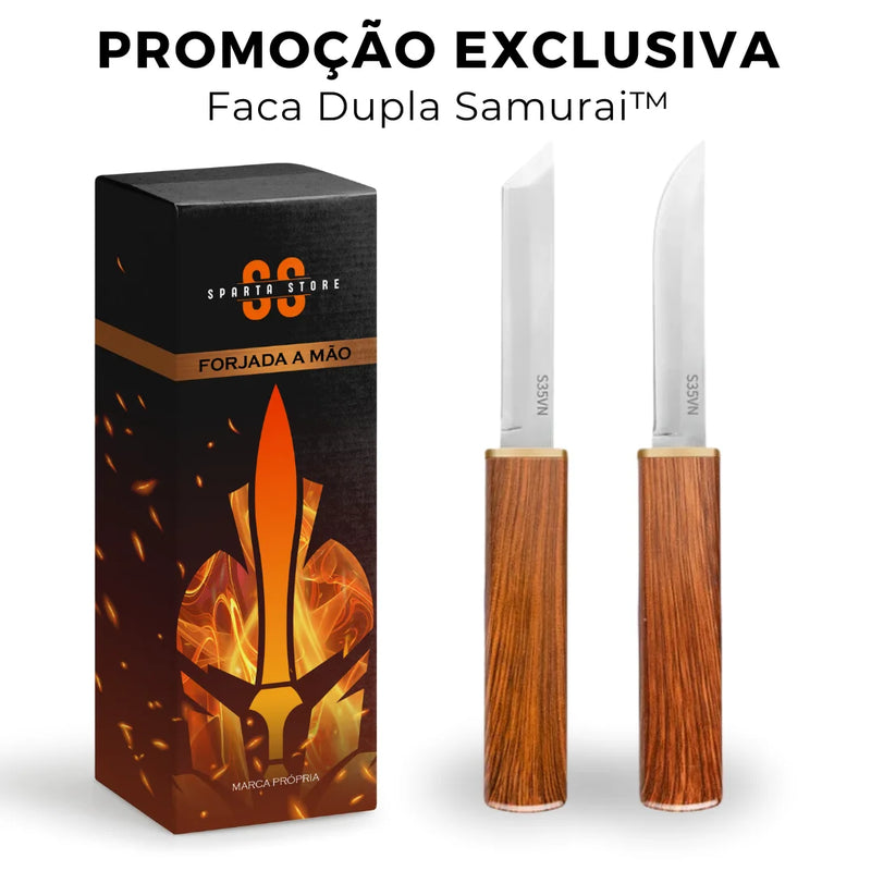 Faca Strange Esparta™ • Dupla Laminada Forjada (+FRETE GRÁTIS)