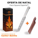 Faca Square Esparta™ -  Japonesa Forjada a Mão (+ BRINDE EXCLUSIVO)