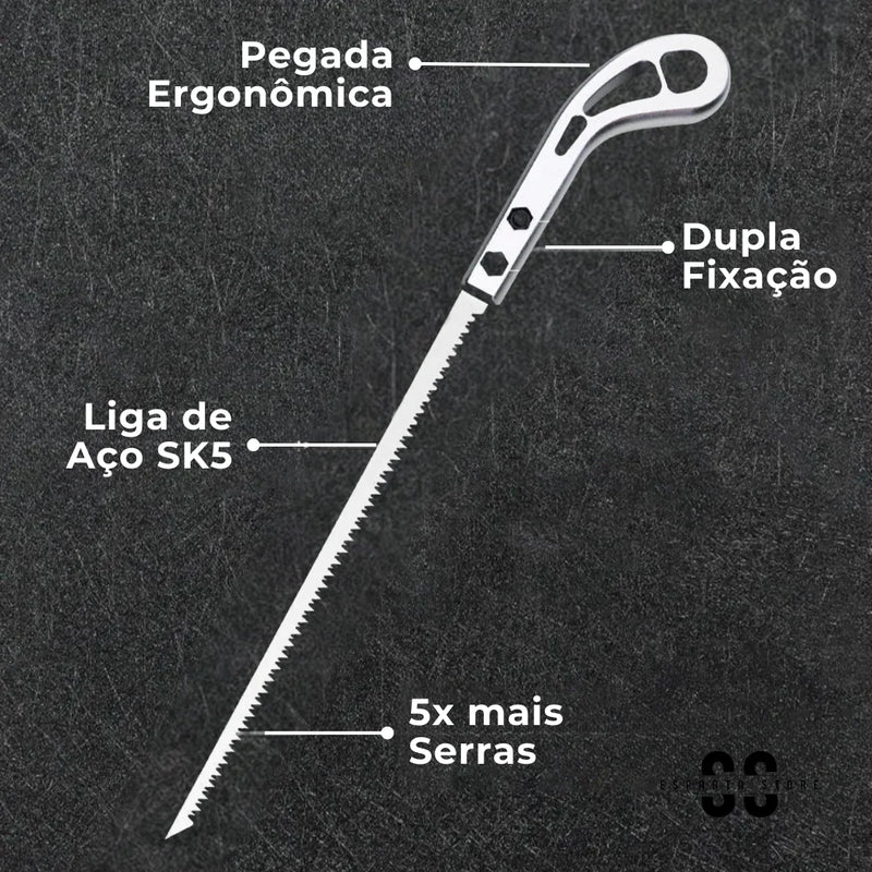 Serrote Manual Multiuso - Esparta Saw™ (COMPRE 1 LEVE 2)