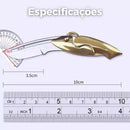 Canivete Íris Esparta • Folheado a Ouro (+FRETE GRÁTIS)