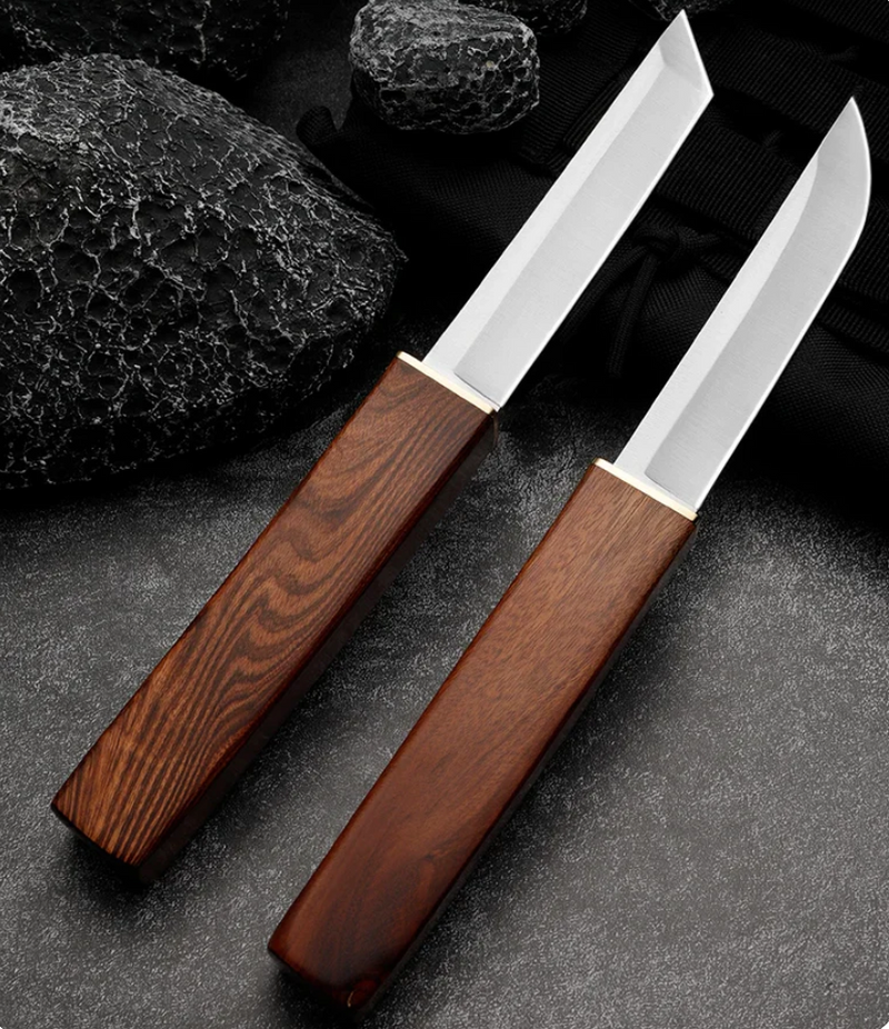 [OFERTA LIMITADA]  Faca Dupla Samurai Forjada à Mão • Compre 1 Leve 2 + Brinde
