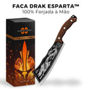Faca Drak Esparta™ • 100% Forjada à Mão [+FRETE EXPRESSO GRÁTIS]