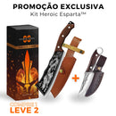 (COMPRE 1 LEVE 2 + BAINHAS) Kit Heroic Esparta™ - Faca Drak + Faca Apollo